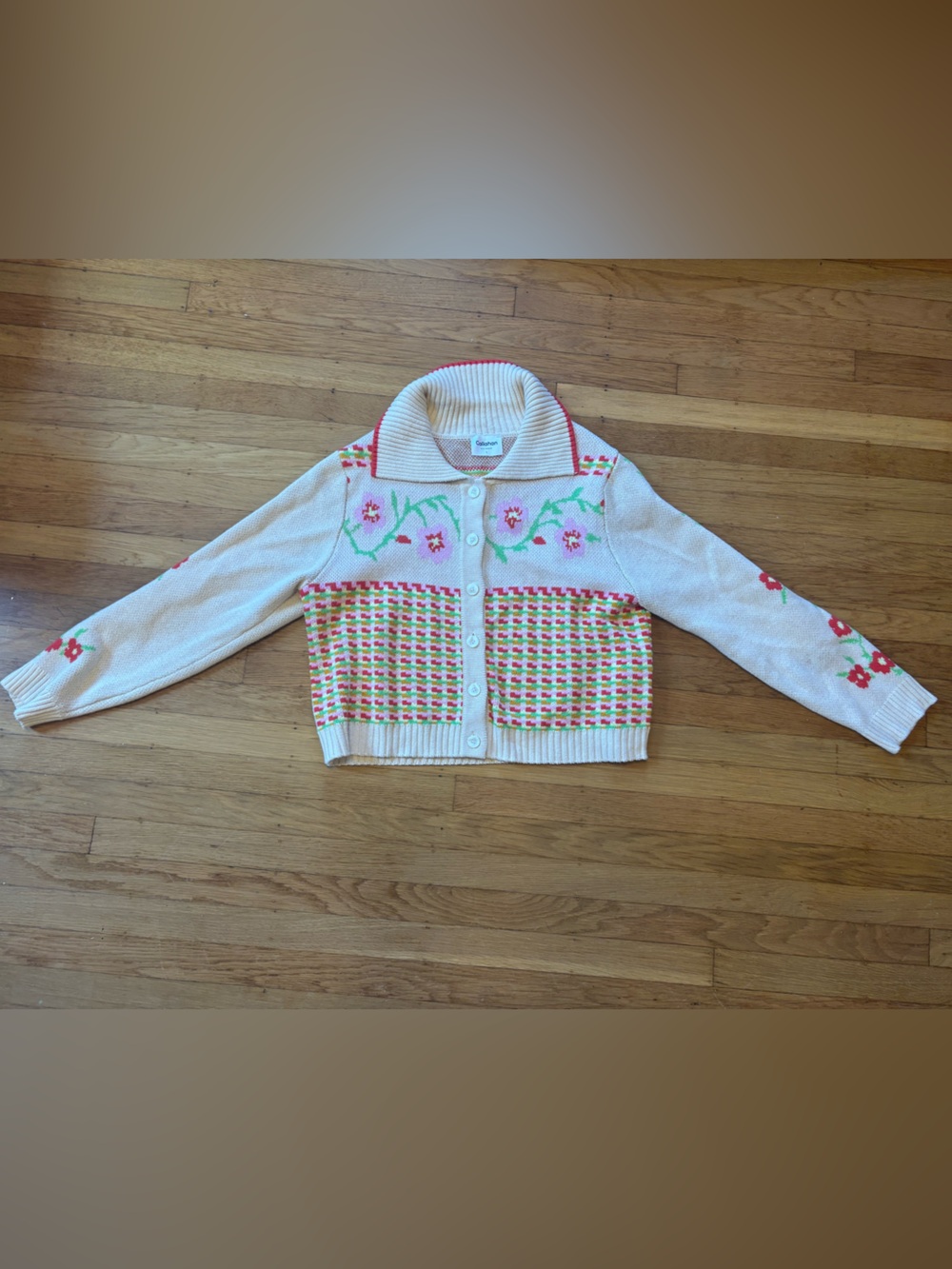 Callahan Teagan Floral Cardigan | Large